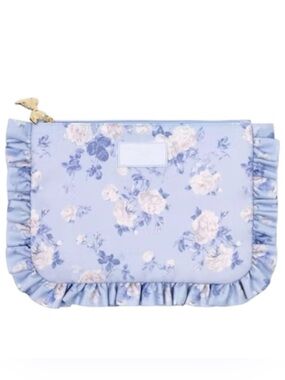 LoveShackFancy x Target - Yoobi Everblooming Rosettes Flat Zip Pencil Case NWT